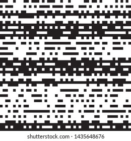 8 bit Row Pixel Background, Network Big Data Transmission, Binary Code Information, Television Signal Fail, Data Decay, Technical Problem, Glitch Elements, Computer Screen Error