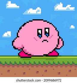 8 bit vector character illustration