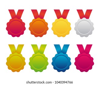 8 bright medals