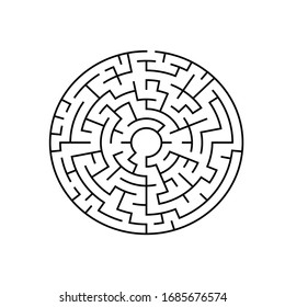 8 corridor wide circular maze with no solution