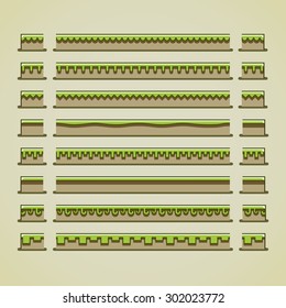 8 different grounds at day for video games