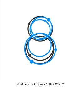 8 / eight logo design inspiration