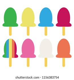 
8 kinds of ice candy