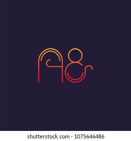 A 8 Letter and Number logo icon vector template. 
