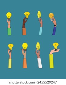 8 Light Bulb Icons Promoting Equality Diversity And Inclusion