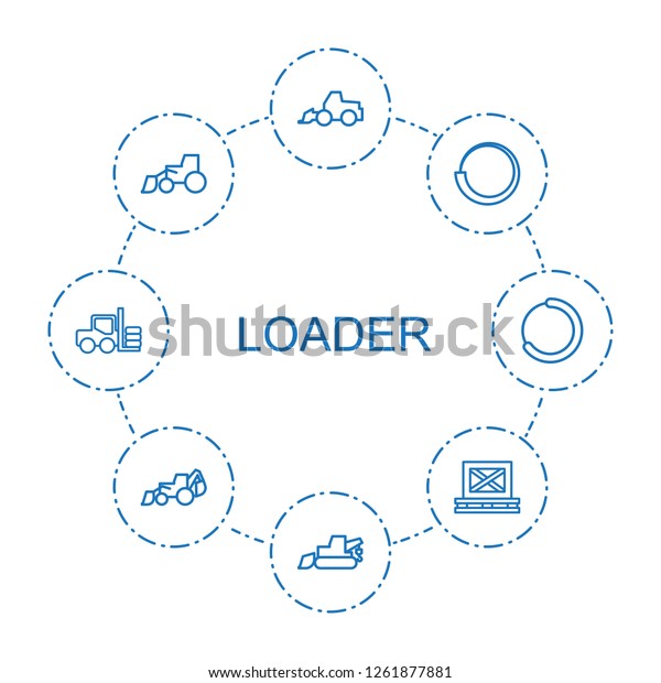 8 Loader Icons Trendy Loader Icons Stock Vector (Royalty Free ...