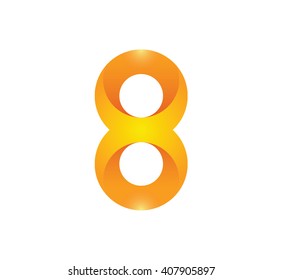 8 Logo Orange