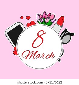 8 March card