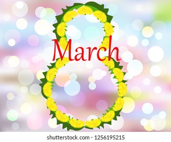 8 March greeting card