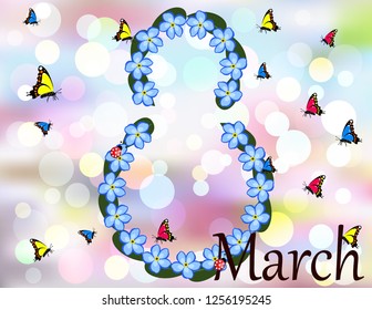 8 March greeting card