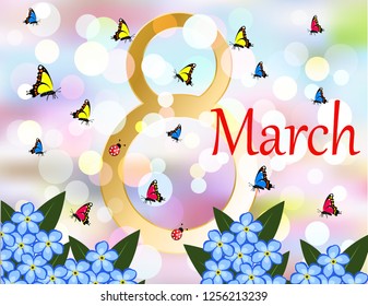 8 March greeting card