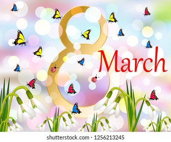 8 March greeting card