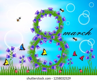 8 March greeting card