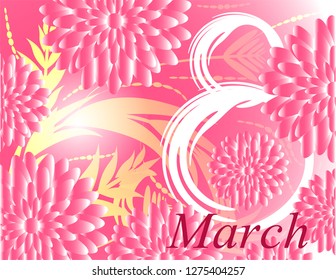 8 March greeting card