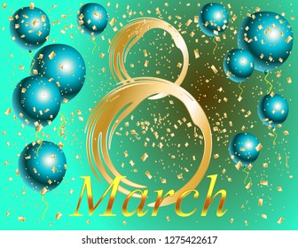 8 March greeting card