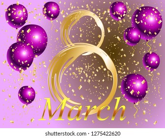 8 March greeting card