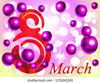8 March greeting card