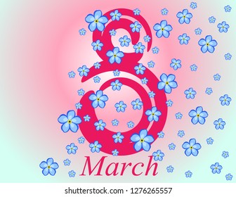 8 March greeting card