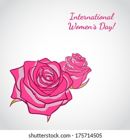 8 March greeting card