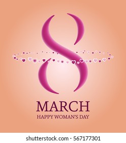 8 march greeting card