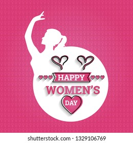8 march Greeting card, International Happy Women's Day, 8 March holiday background, Trendy Design Template. Vector illustration, 8 March. pink Floral Greeting card. International Happy Women's Day,