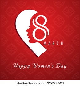 8 march Greeting card, International Happy Women's Day, 8 March holiday background, Trendy Design Template. Vector illustration, 8 March. pink Floral Greeting card. International Happy Women's Day,