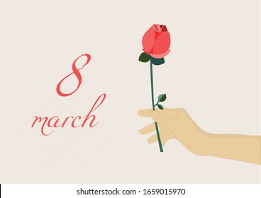 8 march. Happy women's day