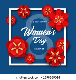 8 March. International happy women's day