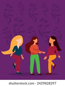 8 March. International Happy Women's Day
