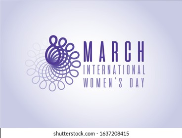 8 MARCH INTERNATIONAL WOMEN'S DAY LOGO DESIGN