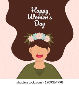 8 march. International Women's Day. Vector templates for card, poster, flyer and other users