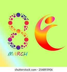 8 March Logo Design