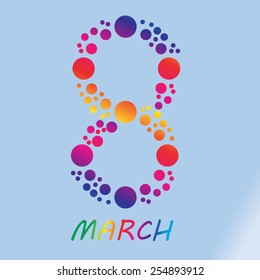 8 March Logo Design