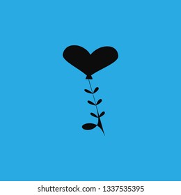 8 march and valentine day flower icon vector