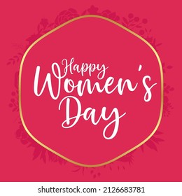 8 March vector holiday illustration. International women's day.