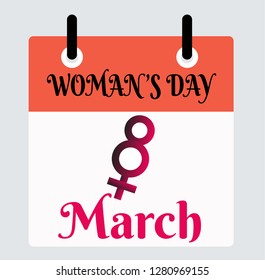 8 March Woman's Day vector