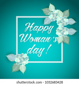 8 March Women s Day greeting card template