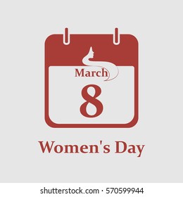 8 march women's day calendar
