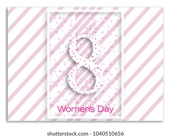 8 March Womens Day eight march from hearts