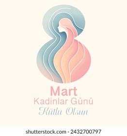 8 March Women's Day, 8 Mart Kadınlar günü, Graphic design, Art, illustration, Woman, Women, Day,