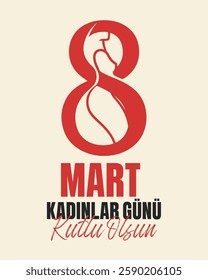 8 March Women's Day, 8 Mart Kadınlar günü, Graphic design, Art, illustration, Woman, Women, Day, Creative