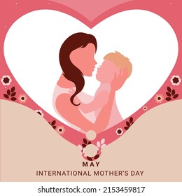 8 May International Mother's Day Illustration