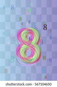 8 Number design pattern