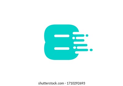 8 number logo icon for company and business