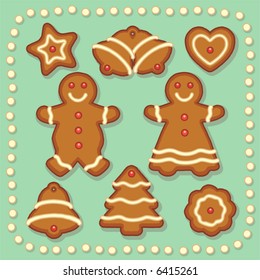 8 perfect gingerbread cookies