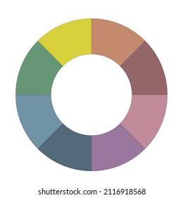 Die 8 Stücke, die in der Grafik beschrieben sind - Illustration , Vektorgrafik , Symbol 