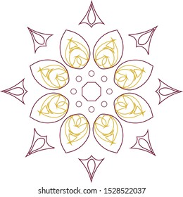 8 point Star Graphic Decal Logo 