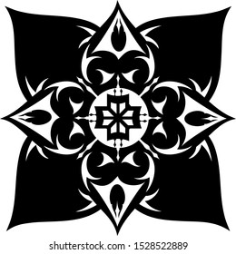 8 point Star Graphic Decal Logo 