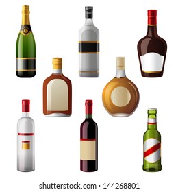 8 shiny alcohol drinks icons