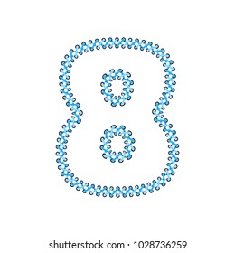 8 Shoelace Letter Logo Icon Design